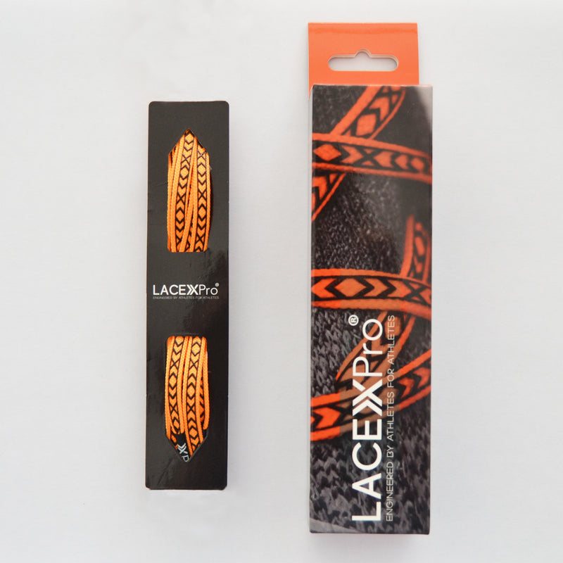 Lacex Pro Orange Grip Laces