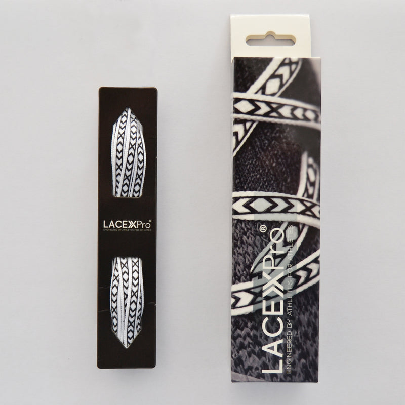 Lacex Pro White Grip Laces