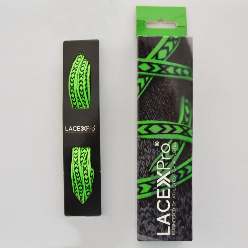 Lacex Pro Green Grip Laces